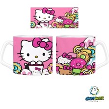 Ghostbastır Design Hello Kitty Kupa Bardak | Tek Adet 0775