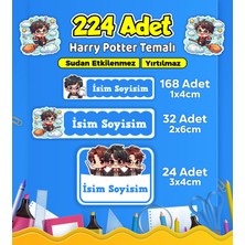 Sb Store Okul Kreş Kişiye Özel Isim Etiket Seti Harry Potter Temalı - Model 725