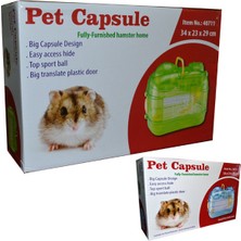Qhpet Novapazr Pet Capsule Akrilik Hamster Kafesi