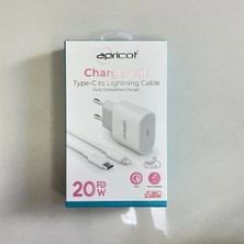 Şimika Apricot Type-C ve Lightning Uçlu Şarj Kablosu ve Adaptörü