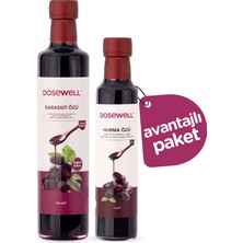 Dosewell Karadut Özü 700 ml ve Hurma Özü 315 gr Soğuk Sıkım 2'li Paket