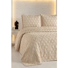 Miar home perde tekstil Miar Yatak Örtüsü Takımı 250 x 260 cm - Valonlu Model 2 Adet 50 x 70 Yastık Kılıfı