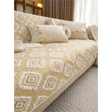 Miar home perde tekstil Miar %100 Pamuk Koltuk Örtüsü - Oturma ve Sırt Kısmını Kaplayan Koruyucu Örtü 180 x 220