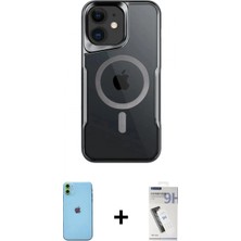 Marsilyan™- iPhone 11 Kılıf Yadigar Klasik Özel Seri - Şeffaf Uv Polymer Nano Ekran Koruyucu + Neon Fosforlu Kamera Lens - Yl
