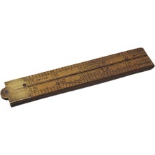 J.rabone & Sons Antika Katlanabilir Ahşap Metre 23,5 Inç 006