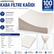 Labolist Kaba Filtre Kağıdı 50 gr 40X40 - 100 Adet