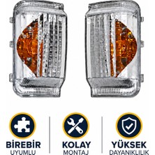 Otokap Universal Peugeot Boxer Ayna Sinyali Sağ Sol Takım Yan Ayna Sinyal Lambası Seti