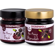 Mor Aronya Reçeli 250gr & Mor Aronya Marmelatı 250gr - 2’li Doğal Lezzet Paketi