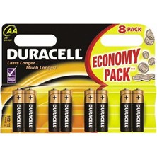 Duracell Aa Kalem Pil (8li Paket Fiyatı)
