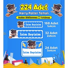 Sb Store Okul Kreş Kişiye Özel Isim Etiket Seti Harry Potter Temalı - Model 721