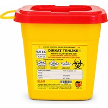Telkar 0,5 Lt Tıbbi Atık Kutusu