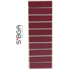 Sibga Tasarım Bordo Post-It Şeffaf Renkli Yapışkanlı Not Kağıdı 200 Yaprak Kitap Ayracı ve Ayraç Olarak Kullanım