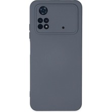 Magicool Xiaomi Poco M4 Pro 4g Kılıf Nano Içi Kadife Silikon - Gri