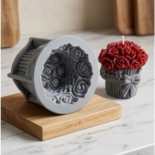 Karakız Dekoratif Çiçek Demeti Silikon Kalıp 7x7x6 Cm