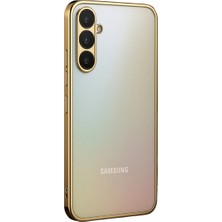 Magicool Samsung Galaxy A34 5g Kılıf Razer Lensli Silikon - Gold