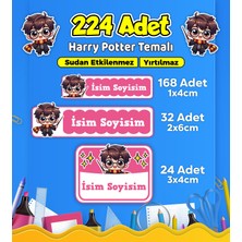 Sb Store Okul Kreş Kişiye Özel Isim Etiket Seti Harry Potter Temalı - Model 726