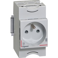 Legrand 4280 Ray Tipi Ups Prizi 10/16A 250V Ac Dın Ray Pano Prizi 2p+T Modüler Priz