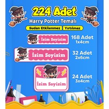 Sb Store Okul Kreş Kişiye Özel Isim Etiket Seti Harry Potter Temalı - Model 720