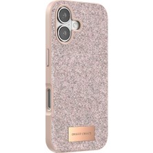 The Gencoo Onegif  Iphone 17 Bright Simli Kapak - Pembe