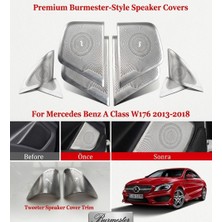 BigKey Mercedes W117 Burmester Hoparlör Kapakları ''  6 ''  Parça 2013-2019