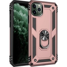 Magicool Iphone 11 Pro Kılıf Sofya Yüzüklü Silikon Kapak - Rose