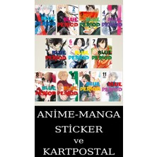 Gerekli Şeyler Yayıncılık Blue Period 1-2-3-4-5-6-7-8-9-10-11 Manga Seti (11 Kitap) / Anime-Manga Sticker ve Kartpostal Hediyeli