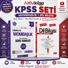 Akm Kitap Pegem Kpss Vatandaşlık ve Akm Dil Bilgisi Soru Bankası Seti 2 Kitap
