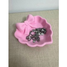 DU&ER Fiyonk Detaylı Dekoratif Takı Organizer Tepsisi – Sweetheart Bow Catch-All Tray