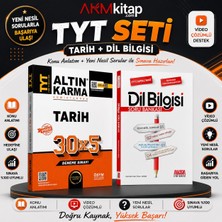 Akm Kitap Altın Karma Tyt Tarih Deneme ve Akm Dil Bilgisi Soru Bankası Seti 2 Kitap