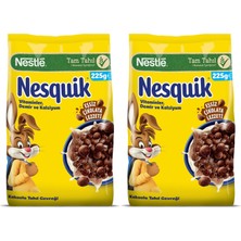 Nesquik Kakaolu Buğday ve Mısır Gevreği 225 gr x 2 Adet