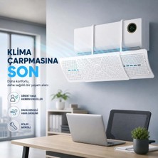 Premini Ayarlanabilir Klima Yönlendirme Deflektörü 56-95CM, Rüzgar Önleyici