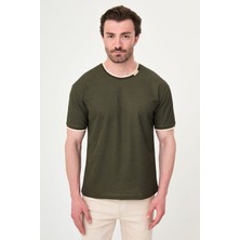 MCR Dokulu Slim Fit Bisiklet Yaka Kısa Kol Erkek T-Shirt