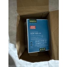 Mean Well NDR-480-24 24V 20A 480W Dın Ray Endüstriyel Güç Kaynağı