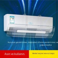 Premini Ayarlanabilir Şeffaf Klima Rüzgar Yönlendirici, Kolay Montaj, Esnek ve Sağlıklı Hava Dağılımı