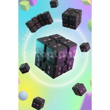 Toptan3D Pembe Göz Stres Küpü - Sonsuz Küp, Katlanabilir Küp, Stres Oyuncağı