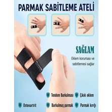Ankaflex Ortopedik Parmak Ateli Kırık/artrit Ağrısı ve Burkulma Ateli Işaret Parmak Desteği, Orta, Işaret ve Yüzük Parmağı Aparatı