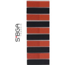 Sibga Tasarım Şeffaf Siyah Kırmızı Renkli Postit Post-It Post It. Kitap Ayracı Ayraç Postit Sticker Not Kağıdı 200 Yaprak