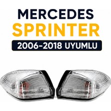 Otokap Universal Mercedes Sprinter 2006-2018 Ayna Sinyali Sağ Sol Takım Yan Ayna Sinyal Lambası Seti