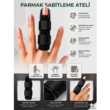 Ankaflex Parmak Ateli Işaret Parmak Ateli Orta, Işaret ve Yüzük Parmakları Için Artrit Eklem Burkulması ve Ağrı Giderici Aparat