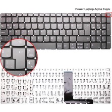 Alfamaks Lenovo Ideapad 320-15IKB Klavye Füme Renk Tuş Takımı