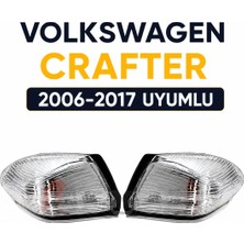 Otokap Universal Volkswagen Crafter 2006-2017 Ayna Sinyali Sağ Sol Takım Yan Ayna Sinyal Lambası Seti