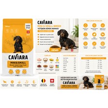 Caviara Mini & Small Breed Adult Dog Food Tavuklu Yetişkin Köpek Maması 2 kg