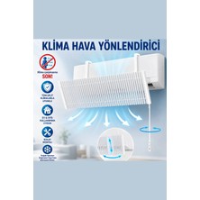 Premini Ayarlanabilir 90 cm Klima Hava Yönlendirici Aparat, Split Klima Uyumlu