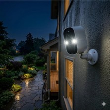Tastech 4mp Kablosuz Akıllı Wifi Bataryalı Kamera Gece Görüşlü Güvenlik Kamerası 2 Yönlü Ses Iletimi