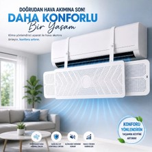 Premini Ayarlanabilir Klima Yönlendirici Askı Aparat Rüzgar Önleyici 56-95 cm