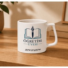 May Kupam Öğretim Görevlisi Tasarımlı Isimli Lüks Beyaz Kupa Bardak