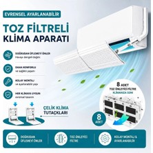 Premini Evrensel Klima Hava Yönlendirme Aparatı Toz Filtre Doğrudan Üfleme Engelleyici