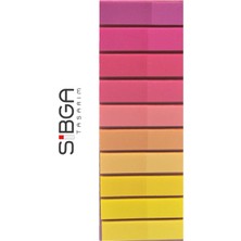 Şeffaf Renkli Postit Post-It Post It. Kitap Ayracı Ayraç Postit Sticker Not Kağıdı 200 Yaprak