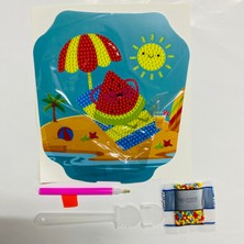 Elegantshop 5d Yapışan Boncuk Mozaik Tablo 15*15 cm SZ09