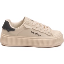 United Colors Of Benetton Bej Unisex Spor Ayakkabı BNI-12152 G